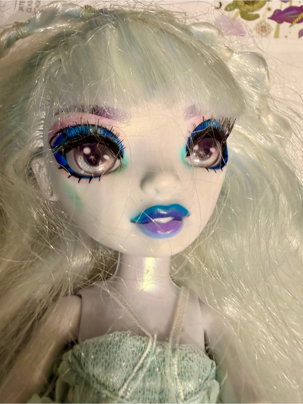 Shadow High Eliza McFee Doll - Stunning Ice Blue Dress - Goth Fashion